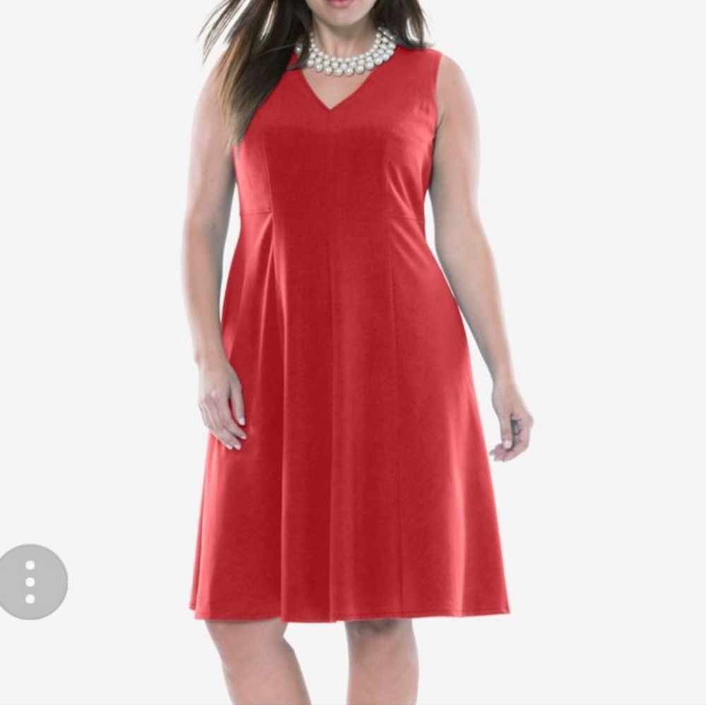 Pocketed Fit & Flare dress